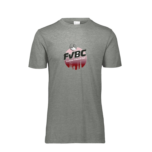 [FTSCUBGY-YS-LOGO1] Decker Youth Tri-Blend T-Shirt - Short Sleeve (Youth S, Gray, Logo 1)