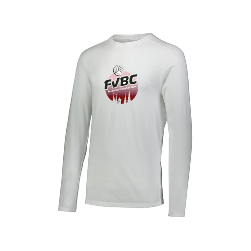 [3075.005.XS-LOGO1] Men's LS Ultra-blend T-Shirt (Adult XS, White, Logo 1)