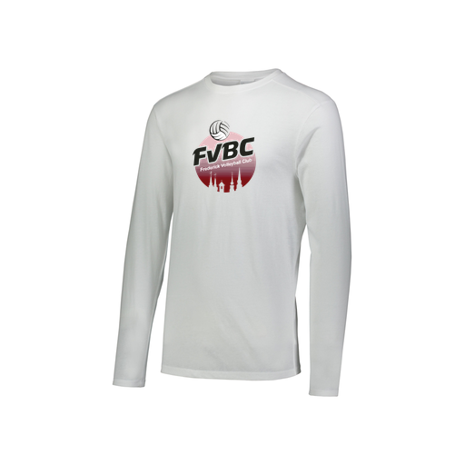 [3076.005.S-LOGO1] Youth LS Ultra-blend T-Shirt (Youth S, White, Logo 1)