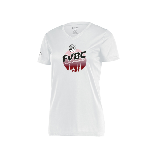 [222820.005.S-LOGO1] Ladies Movement Dri Fit Shirt (Female Adult S, White, Logo 1)