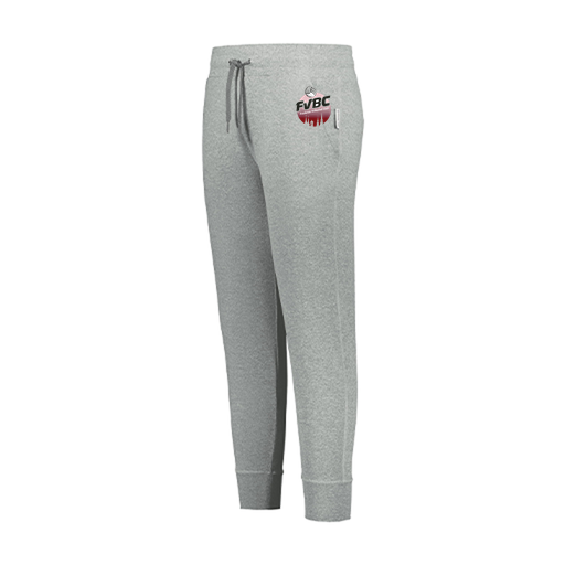 [222799.013.XS-LOGO1] LADIES VENTURA SOFT KNIT JOGGER (Female Adult XS, Silver, Logo 1)